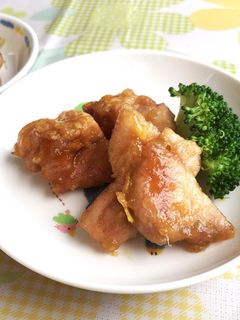 鶏肉マーマレード煮/保育園・こども園給食-レシピのメイン写真