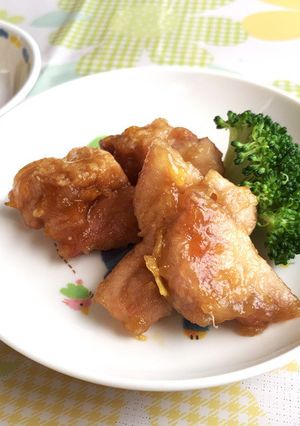 鶏肉マーマレード煮／保育園・こども園給食-レシピのメイン写真