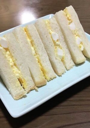 キューピーマヨネーズで作る玉子サンド-レシピのメイン写真