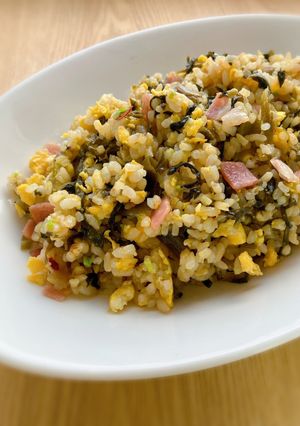 高菜とベーコンのチャーハン-レシピのメイン写真