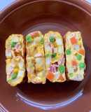 お弁当に！冷凍ポテトで余り物オムレツ！！