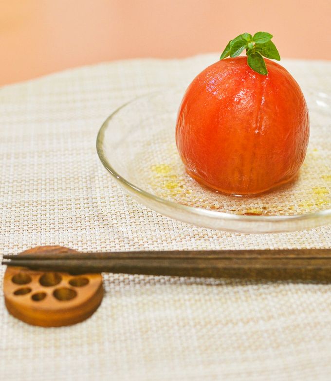 まるごとトマトの梅酢マリネ-レシピのメイン写真