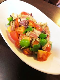 蛸ベーコンきのこ♡夏野菜のガーリック炒め-レシピのメイン写真