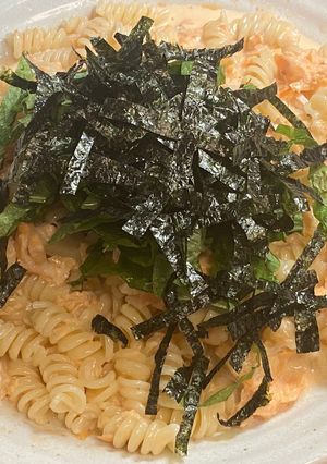 余った塩鮭で和風クリームパスタ-レシピのメイン写真