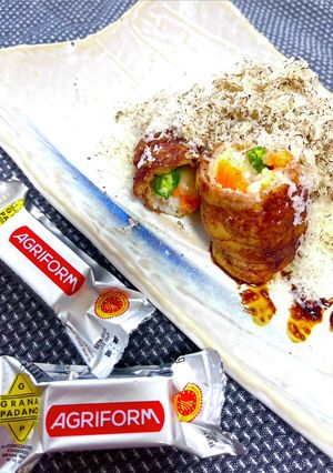 グラナチーズで肉巻きおにぎり-レシピのメイン写真
