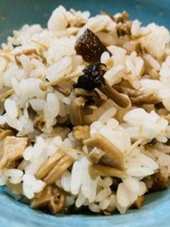 *天日干しきのこの混ぜご飯*-レシピのメイン写真