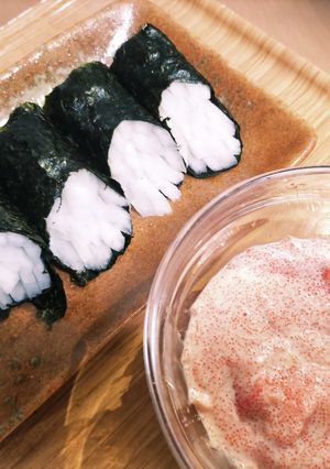 大根海苔巻きタラコマヨディップでマンガ飯-レシピのメイン写真
