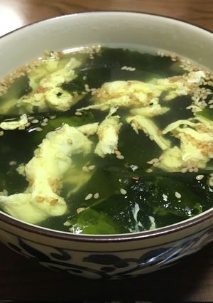 味の素鶏ガラスープで作るわかめのかき玉-レシピのメイン写真