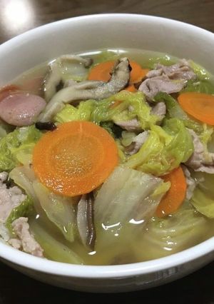 味の素コンソメで作る白菜と豚肉のポトフ-レシピのメイン写真