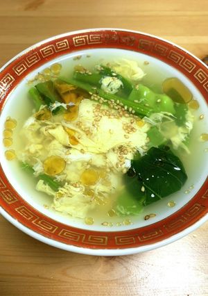 いんげんと玉子のほんわかスープ-レシピのメイン写真