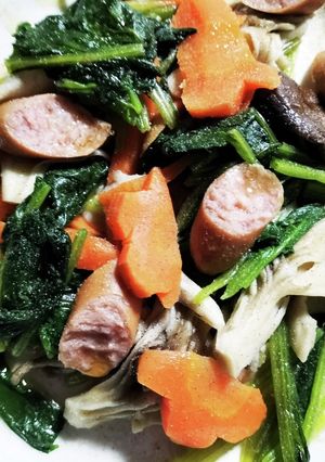 残り冷凍品胡麻油ソテー!厨房ばあばぁ!-レシピのメイン写真