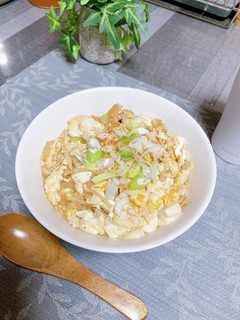 豆腐&卵とじ丼ぶり-レシピのメイン写真