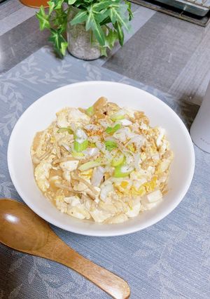 豆腐＆卵とじ丼ぶり-レシピのメイン写真