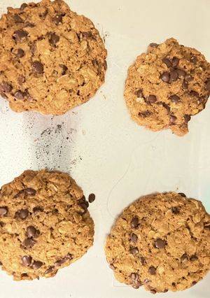 アーモンドフラワーオーツチョコクッキー-レシピのメイン写真