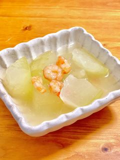 白だしで簡単冬瓜の冷やし鉢-レシピのメイン写真