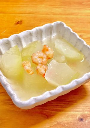 白だしで簡単冬瓜の冷やし鉢-レシピのメイン写真