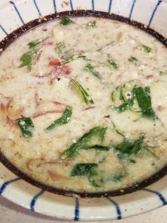 サバ缶と夏野菜の冷や汁-レシピのメイン写真