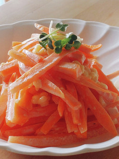 人参天かす和え★レンジ★おつまみ★朝ご飯-レシピのメイン写真