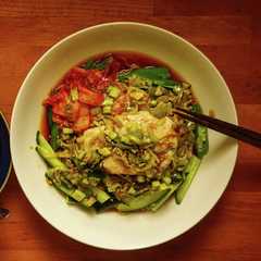 รูปของ なんちゃってよだれ鶏の冷やし中華