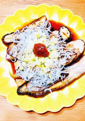簡単！焼きなす×シラスの梅ポンがけ-レシピのメイン写真