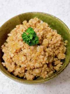 旨みたっぷり♪鶏ひき肉の醤油麹味噌そぼろ-レシピのメイン写真