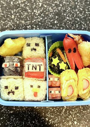 マイクラ キャラ弁 -レシピのメイン写真