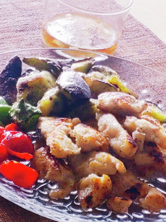 カリカリ鶏むね肉となす★旨塩檸檬ネギダレ-レシピのメイン写真