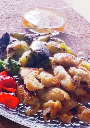 カリカリ鶏むね肉となす★旨塩檸檬ネギダレ-レシピのメイン写真