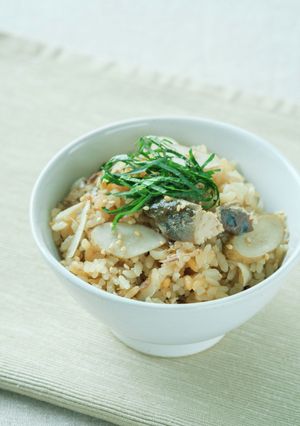 サバとごぼうの炊き込みご飯-レシピのメイン写真