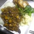 挽肉と豆の簡単カレー