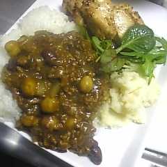 挽肉と豆の簡単カレー-レシピのメイン写真