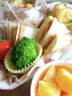 今日のお弁当☆ランチパック弁当♪No.7-レシピのメイン写真