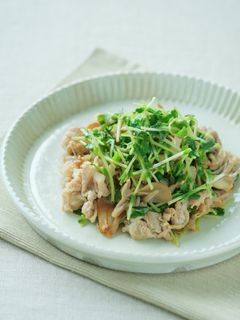 豚肉と豆苗のさっぱり炒め-レシピのメイン写真