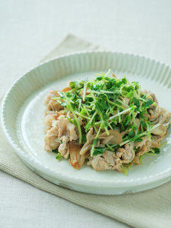 豚肉と豆苗のさっぱり炒め-レシピのメイン写真
