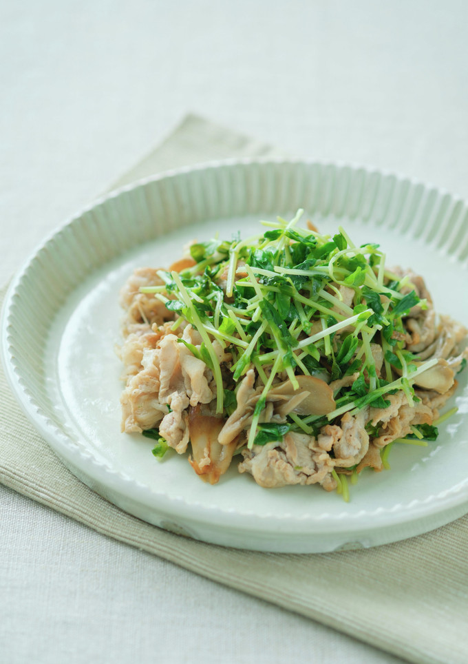 豚肉と豆苗のさっぱり炒め-レシピのメイン写真