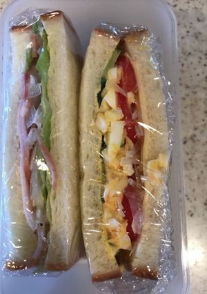 卵野菜サンドイッチ-レシピのメイン写真