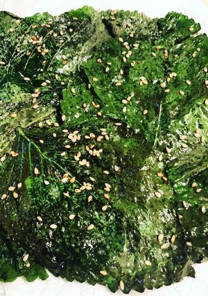 パリパリエゴマの葉♡韓国海苔風-レシピのメイン写真
