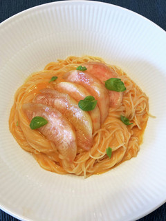桃の冷製パスタ Ver.2-レシピのメイン写真