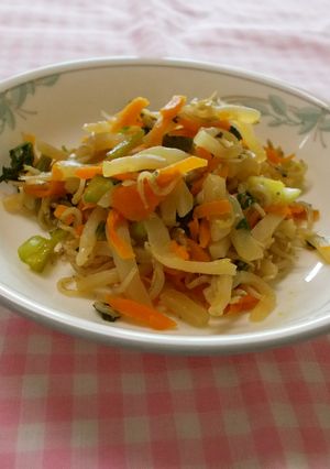 【学校給食】ちくわの温サラダ-レシピのメイン写真