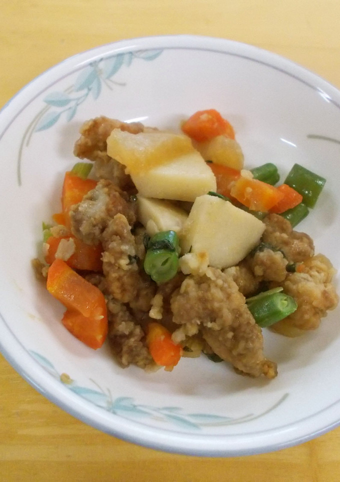 【学校給食】武蔵野野菜と鶏さんの出会い-レシピのメイン写真