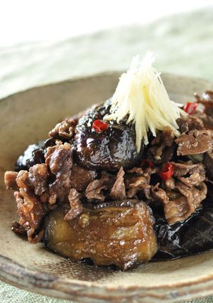 ご飯がすすむ、なすと牛肉の蒸し焼き-レシピのメイン写真