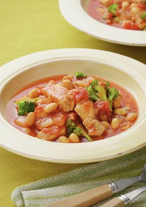 大豆と豚肉のトマト煮込み-レシピのメイン写真