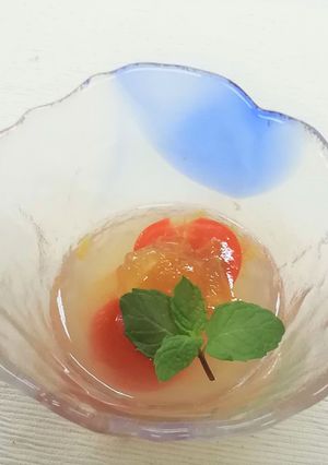 ミニトマトのゼリー-レシピのメイン写真