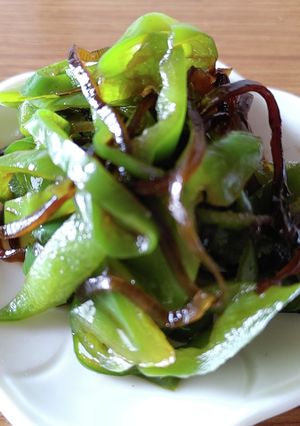 ピーマンの昆布の佃煮和え-レシピのメイン写真