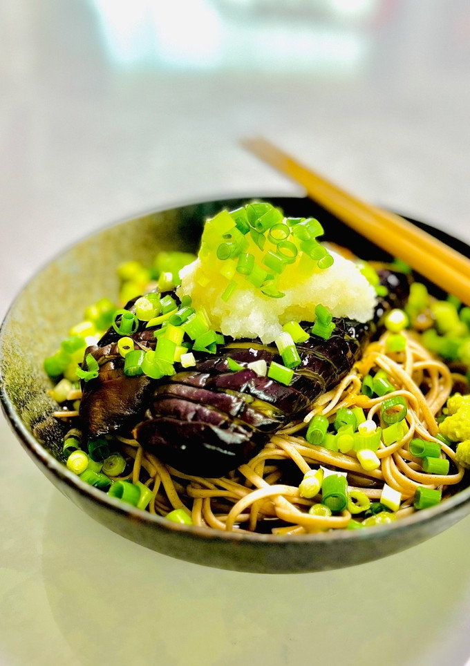 冷やしおろし茄子蕎麦-レシピのメイン写真