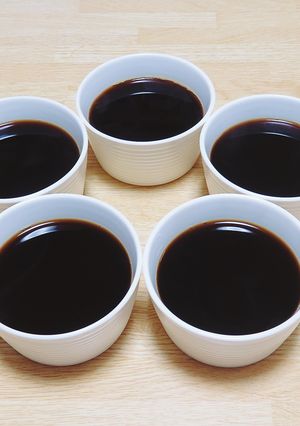 ドリップしたコーヒーでコーヒーゼリー-レシピのメイン写真
