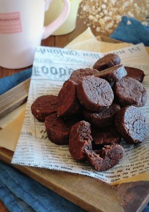 米粉で作る☆ざくざくココアクッキー。-レシピのメイン写真