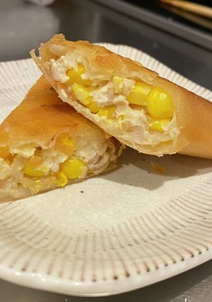 とうもろこしたっぷりささみチーズ春巻-レシピのメイン写真
