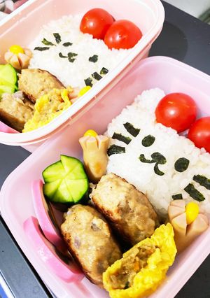 ねこちゃん弁当-レシピのメイン写真
