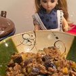 リカちゃん♡ナスひきピリ味噌ピーバタ炒め